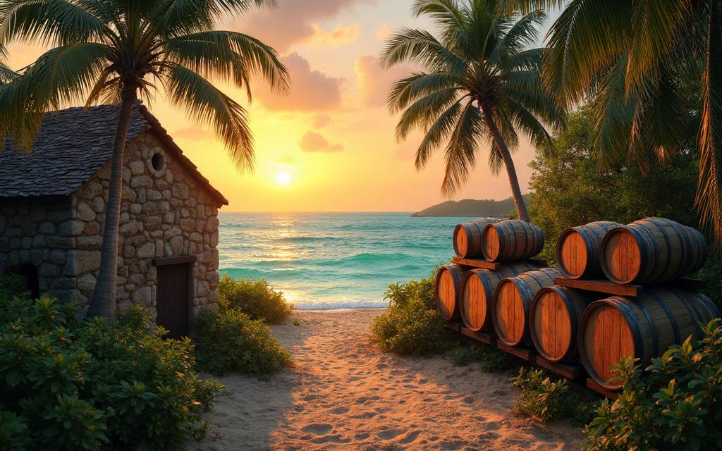 Caribbean distillery region
